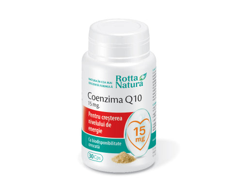 Coenzima Q10 15 mg.