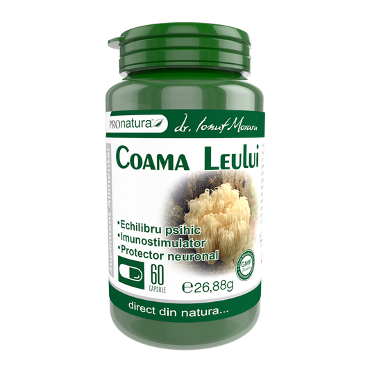 Ciuperca Coama Leului 60 capsule