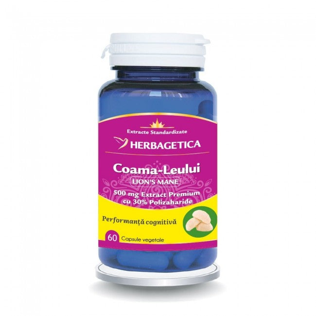 Coama Leului Herbagetica 60 Capsule