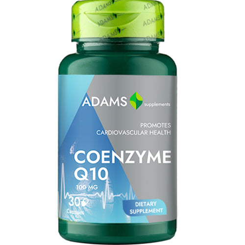 Coenzima Q10, 100mg, 30cps, Adams Supplements
