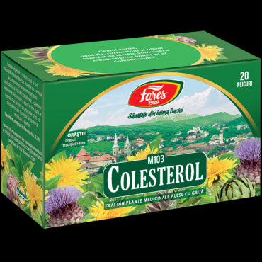 Colesterol, M103, ceai la plic