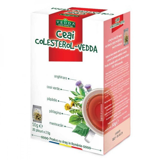 Ceai Vedda Colesterol – 20 plicuri – 50 g