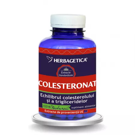 Colesteronat, 120 capsule, Herbagetica