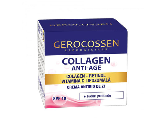 Crema antirid de zi riduri profunde SPF 10 Collagen Anti-Age 50ml