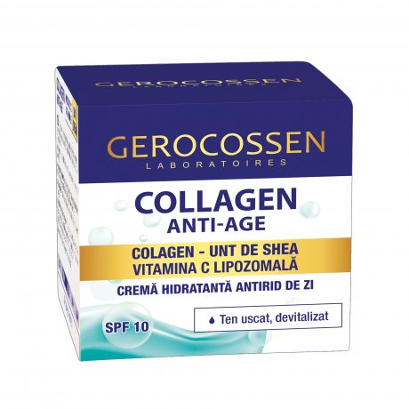 Crema hidratanta antirid de zi SPF 10 Collagen Anti-Age 50ml