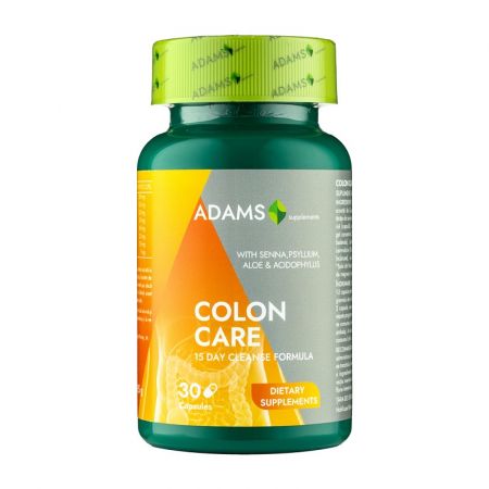 Colon Care 30 cps – Cură de 15 zile, Adams Vision