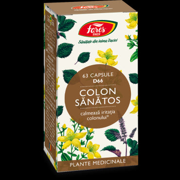 Colon sănătos, D66, 63 capsule