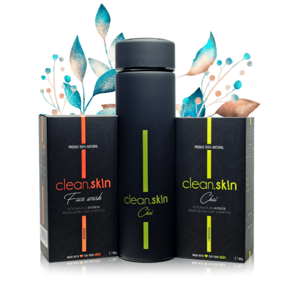 CleanSkin Chai + Face Wash cu infuzor