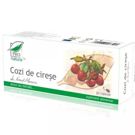 Cozi de cirese, 30 capsule, Pro Natura