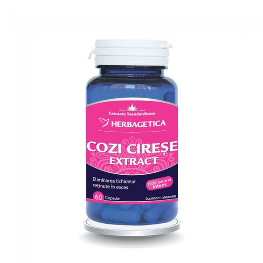 Cozi de Cirese Extract Herbagetica 60 capsule