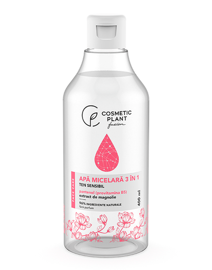 Apă micelară 3 în 1 cu pantenol & extract de magnolie