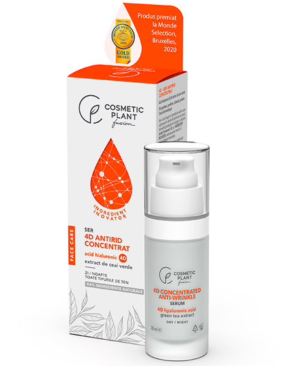 HYALURON 4D - Ser antirid concentrat cu acid hialuronic 4D & extract de ceai verde