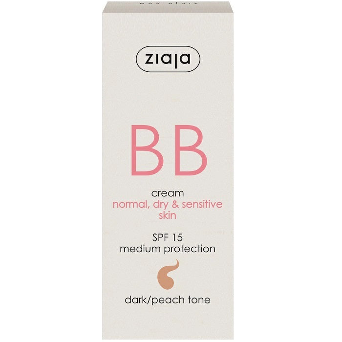 Crema BB cu SPF15 nuanta natural pentru ten normal uscat, 50 ml, Ziaja
