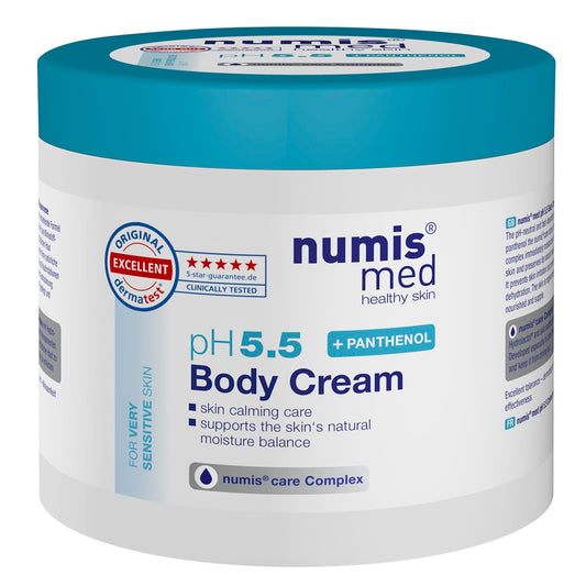 Crema corp cu panthenol pH 5.5, 400 ml, NumisMed