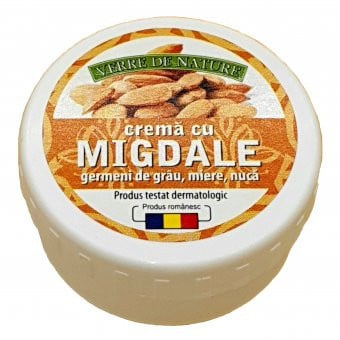 Crema cu migdale, germeni de grau, nuca si miere de albine 20 g, Manicos