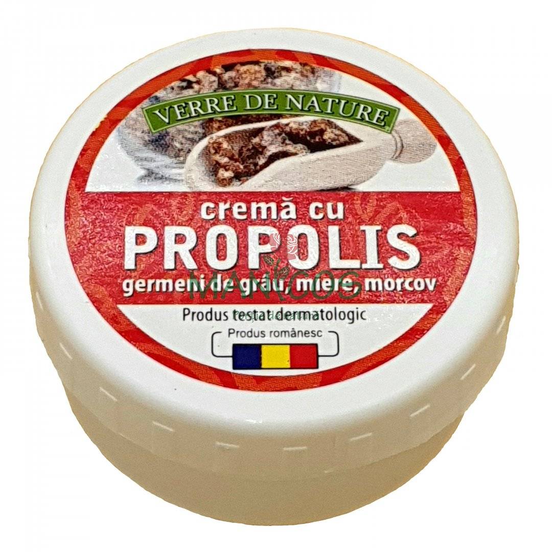 Crema cu propolis, germeni de grau, morcov si miere de albine 20 g