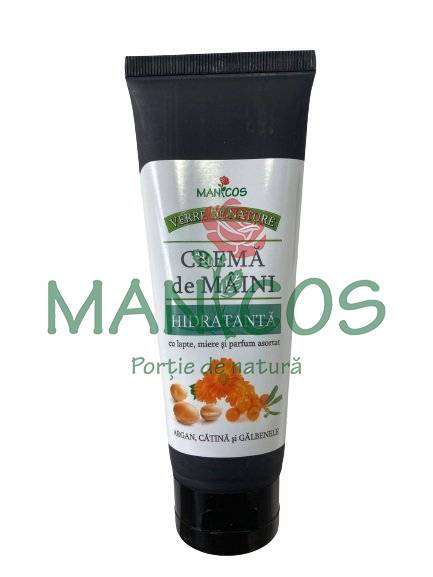 Crema de maini hidratanta cu argan, catina si galbenele 100 ml