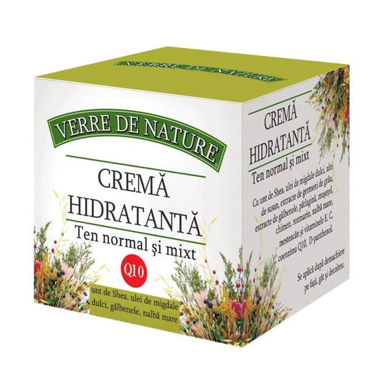 Crema hidratanta pentru ten normal si mixt cu unt de Shea 50 ml, Manicos