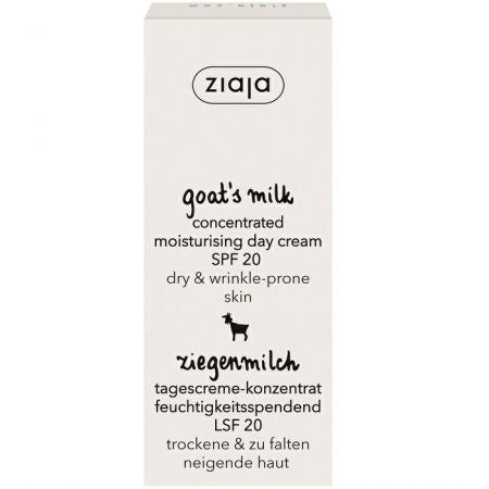 Crema hidratanta SPF 20 cu lapte de capra, 50 ml, Ziaja