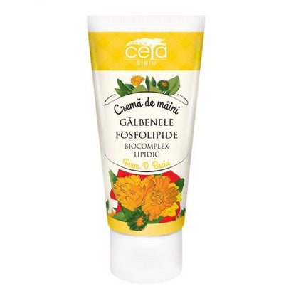 Crema de maini cu extract de galbenele si fosfolipide, 50 ml, Ceta Sibiu