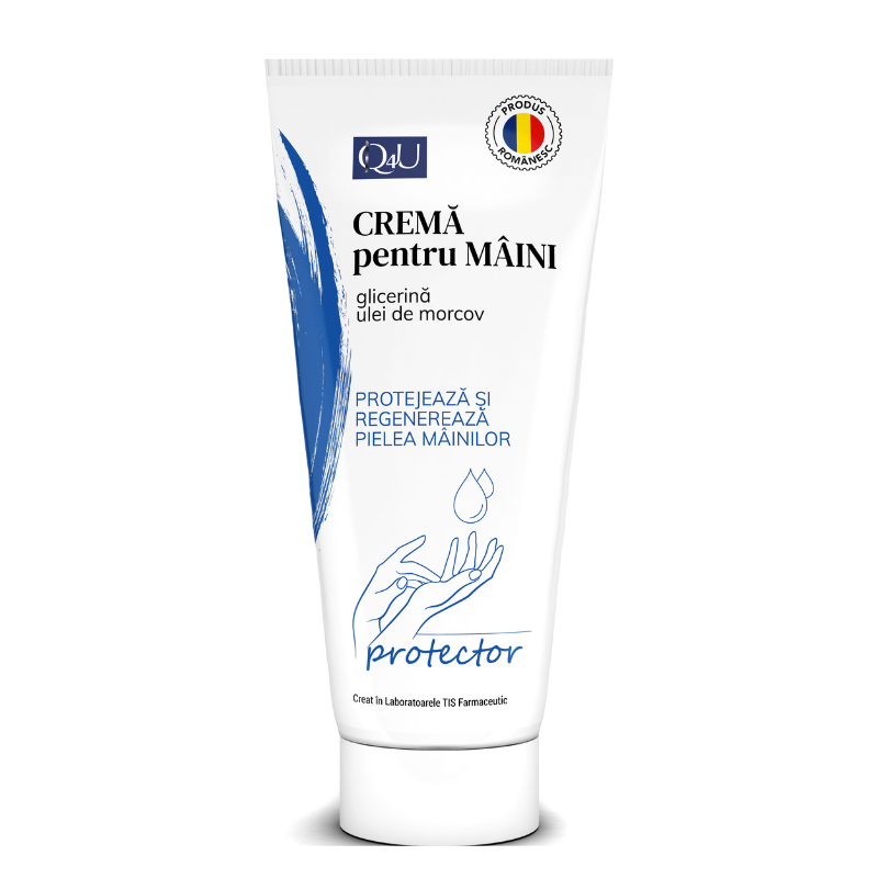 Q4U Cremă pentru mîini cu glicerina