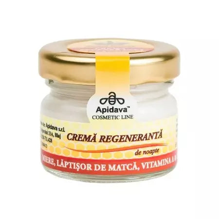 Crema regeneranta de noapte, 30 ml, Apidava