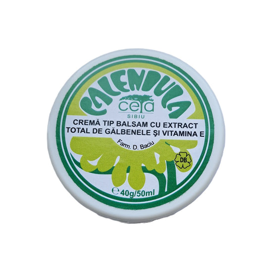 Crema tip balsam pentru fata cu Galbenele si Vitamina E, 40 g, Ceta Sibiu