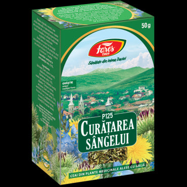 Curățarea sângelui, P125, ceai la pungă