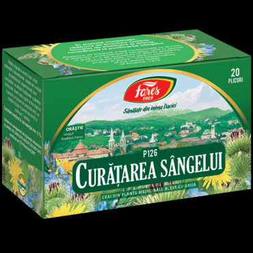 Curățarea sângelui, P126, ceai la plic