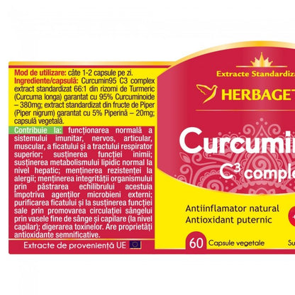 Curcumin95 C3 Complex Herbagetica 60 capsule