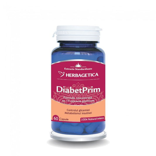 Diabetprim Herbagetica 60 capsule
