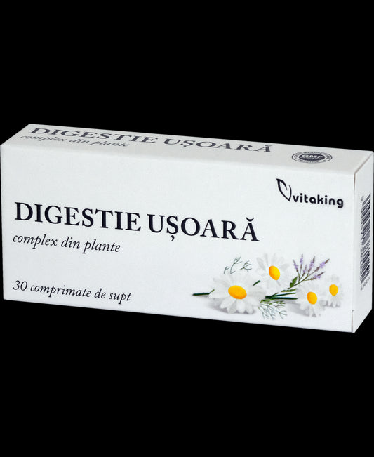 Digestie usoara - 30 comprimate de supt