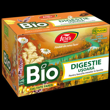 Digestie ușoară bio, D160, ceai la plic