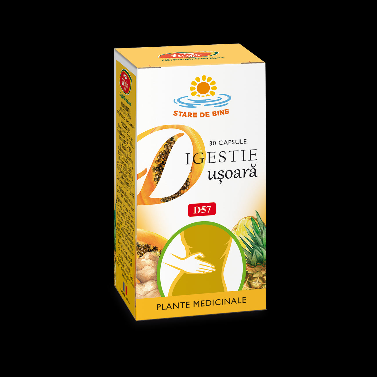 Digestie ușoară, D57, 30 capsule