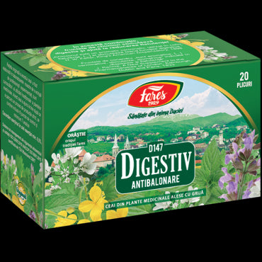 Digestiv Antibalonare, D147, ceai la plic