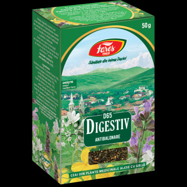 Digestiv Antibalonare, D65, ceai la pungă