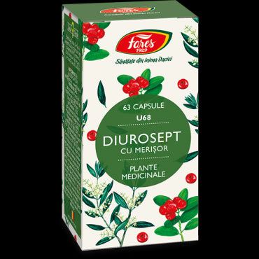 Diurosept cu merișor, U68, 63 capsule