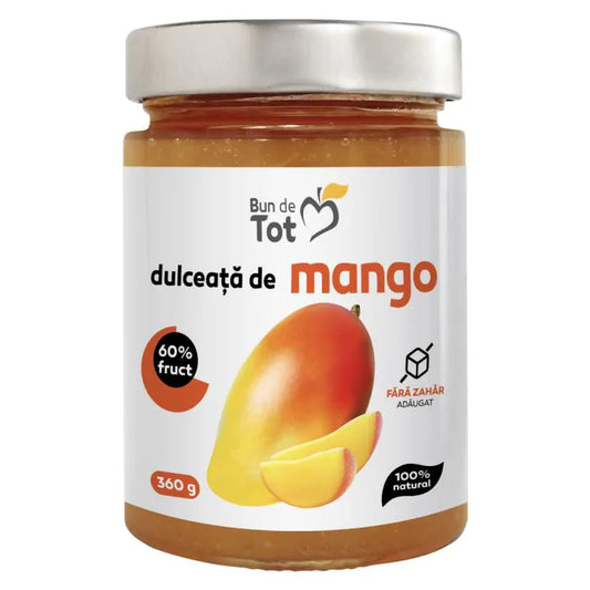 Bun de Tot Dulceata de mango, 100% NATURAL, fara zahar adaugat, fara chimicale