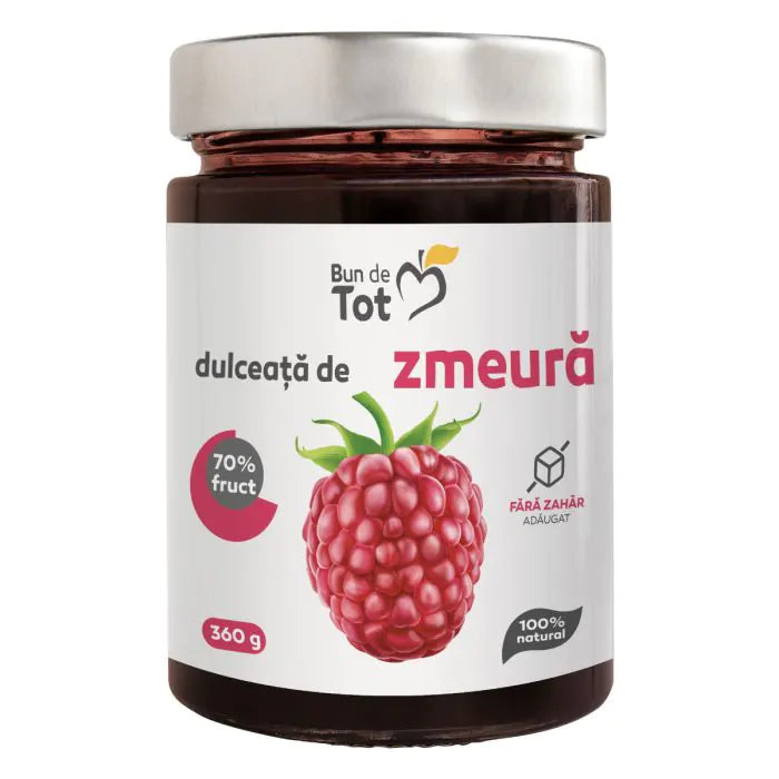 Bun de Tot Zmeura dulceata fara zahar - 360g