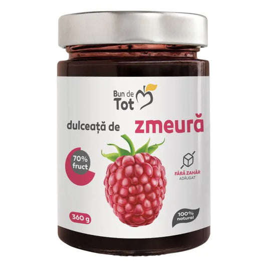 Bun de Tot Zmeura dulceata fara zahar - 360g