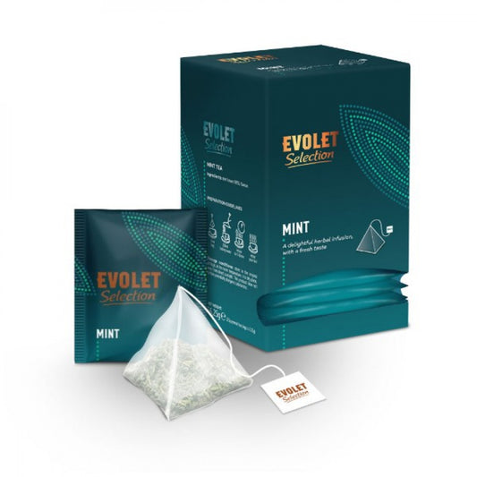 Ceai mic dejun Mint, Evolet Selection 25pl(piramida)x2.25g