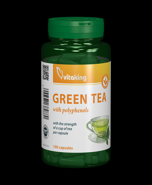 Extract de Ceai verde - 100 capsule vegetale