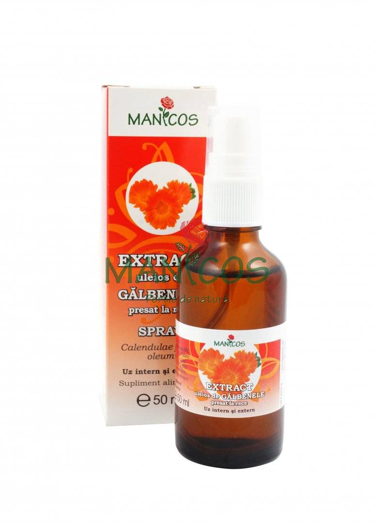 Extract uleios de galbenele presat la rece 50 ml spray