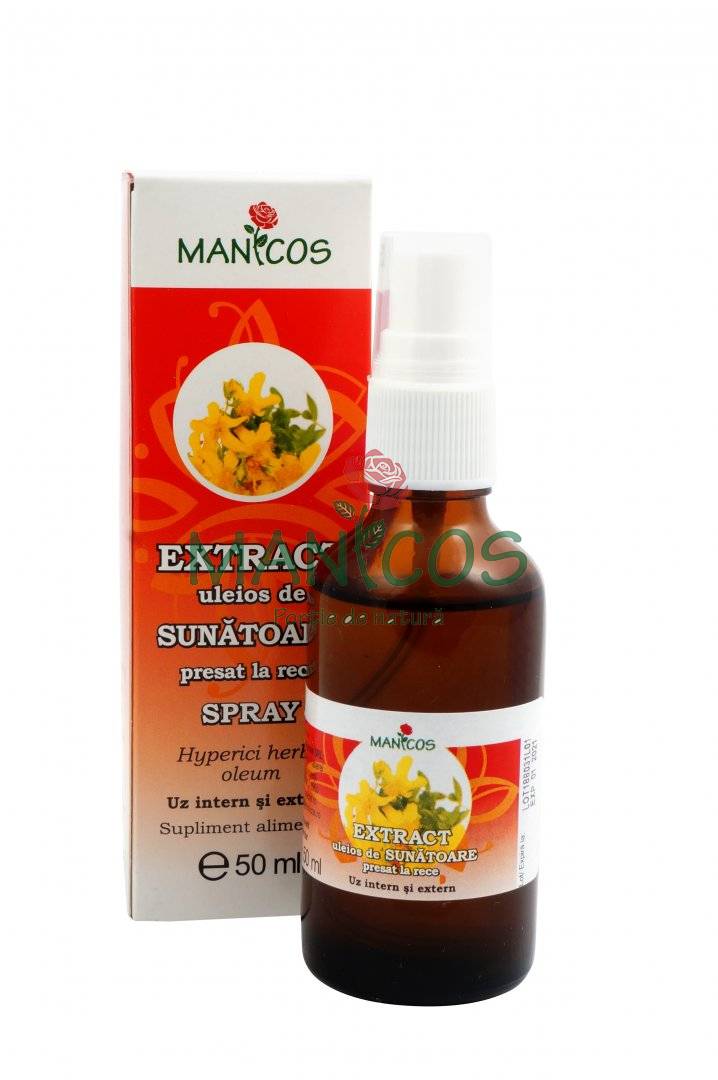 Extract uleios de sunatoare presat la rece 50 ml spray