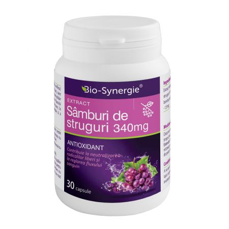 Extract de samburi de struguri, 340 mg, 30 capsule, Bio Synergie