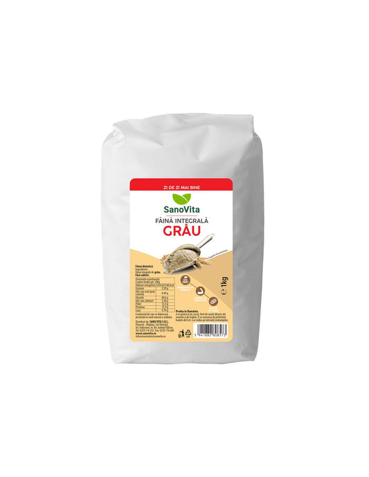 făină integrală de grâu
1kg