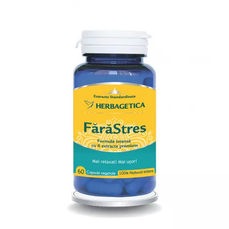Fara Stres, 60 capsule vegetale, Herbagetica