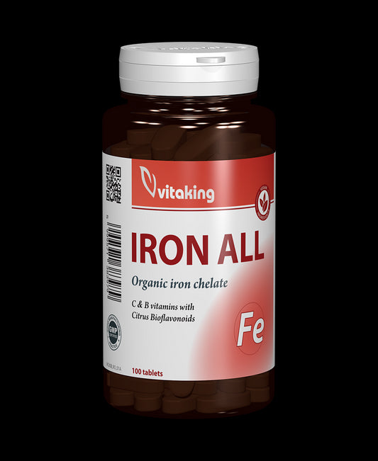 Fier cu vitaminele B si C - 100 comprimate