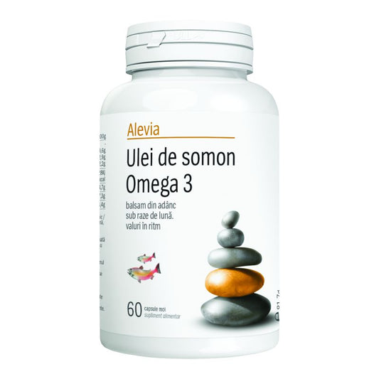 Ulei de Somon Omega 3 1000mg 60 capsule moi