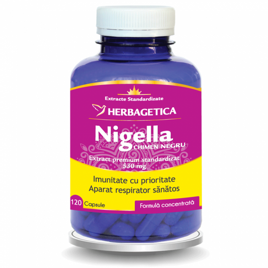 Nigella Chimen Negru Herbagetica 120Capsule